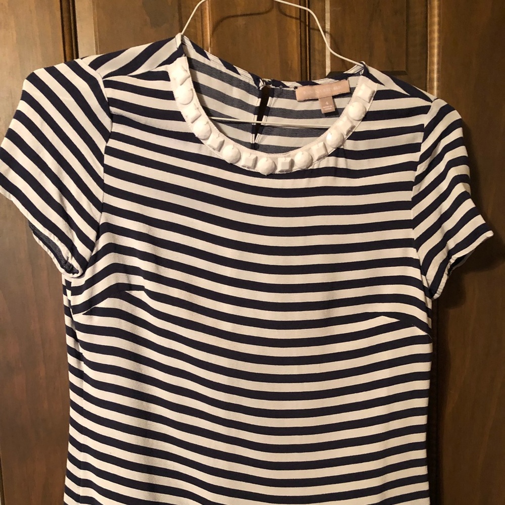 Banana Republic Navy shirt with embellished collar